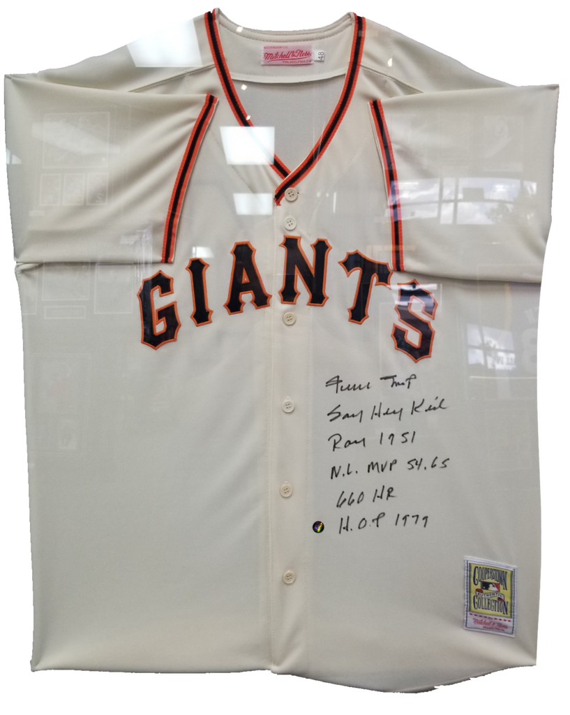 Willie Mays Autographed Jersey 