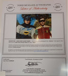 Adam West & Burt Ward (Batman & Robin) Signed Photo Todd Mueller COA