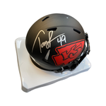 Tony Richardson Kansas City Chiefs Autographed Mini Helmet - Black