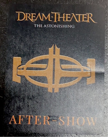 Dream Theater - "The Astonishing" Unused After Show Pass