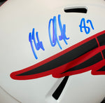 Rob Gronkowski Signed Patriots Full-Size Lunar Eclipse Alternate Speed Helmet