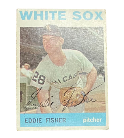 1964 Topps Eddie Fisher Autographed Card