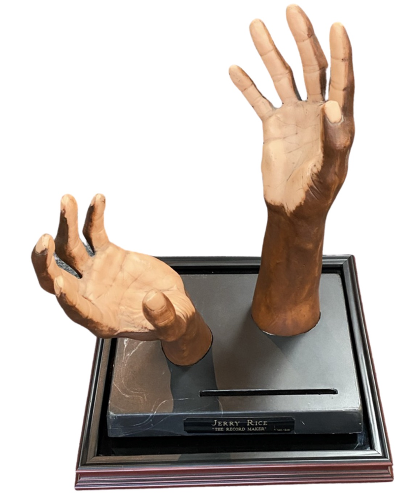 Jerry Rice's Hands Sculpture