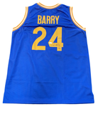 Rick Barry Golden State Warriors Signed Jersey - Blue