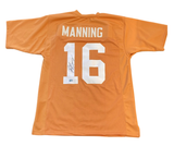 Peyton Manning Tennessee Volunteers Autographed Jersey - Orange