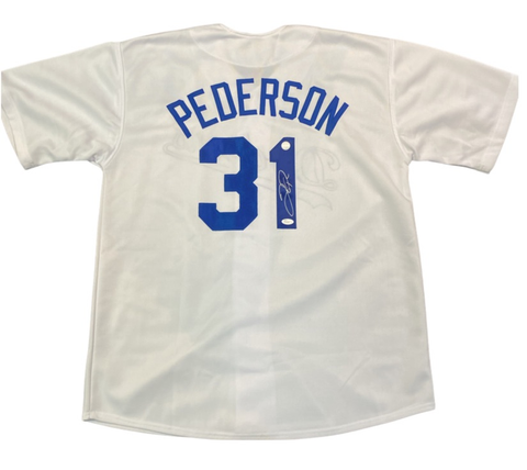 Joc Pederson Los Angeles Dodgers Autographed Jersey - White - JSA COA