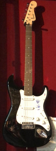 Axl Rose Signed Squier by Fender Guitar Black