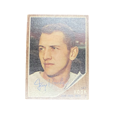 Jay Hook Signed Topps Card
