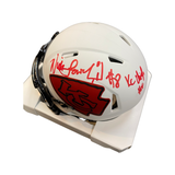 Nick Lowery Kansas City Chiefs Autographed Mini Helmet - White