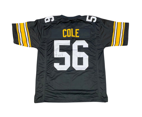 Robin Cole Signed Steelers Jersey Inscribed "SB XIII XIV" JSA COA