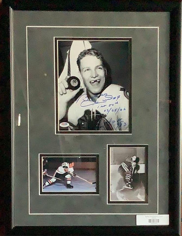 Bobby Hull B/W 8x10 Comm - All In Autographs
