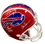 Jim Kelly, Thurman Thomas, Andre Reed Signed Buffalo Bills Helmet JSA COA
