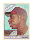 1965 Topps Mack Jones Signed Card