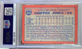 Chipper Jones - Signed 1991 Topps #333 - Rookie Card - PSA Auto 10