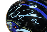 Ray Lewis Signed Baltimore Ravens Replica Helmet JSA COA