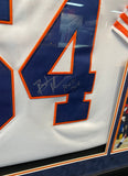 Brian Urlacher Chicago Bears Autographed Framed Jersey - White