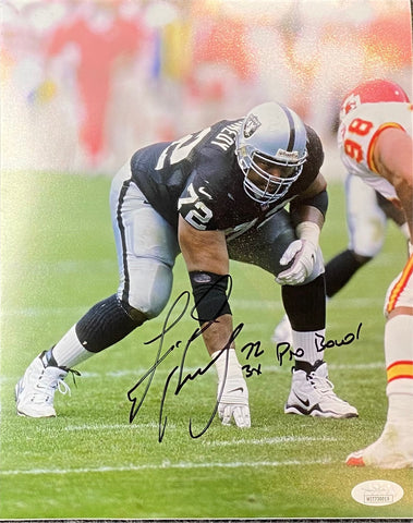 Lincoln Kennedy Oakland Raiders Signed Photo