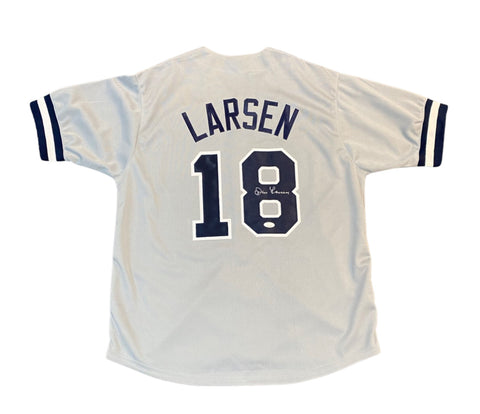 Don Larsen New York Yankees Autographed Jersey - Grey - JSA COA