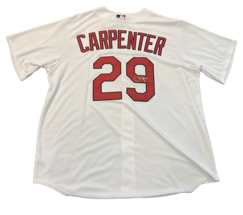 Chris Carpenter St. Louis Cardinals Autographed Jersey - White - JSA COA