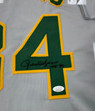 Rollie Fingers - Oakland Athletics - Signed Framed Jersey w/ 8x10 photo "HOF 92" insc.