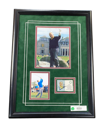 Arnold Palmer Signed Framed 8x10 Photo Commemorative