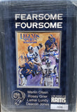 "Fearsome Foursome" Los Angeles Rams Autographed Legends Sports Memorabilia Magazine