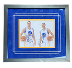 Steph Curry and Klay Thompson Signed Framed Photo