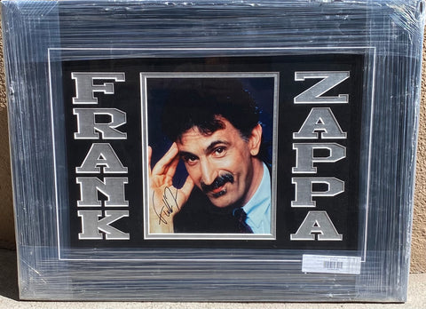 Frank Zappa Signed Framed Photo