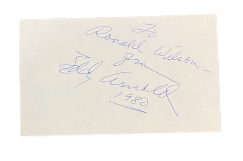 Eddy Arnold - Autograph Card