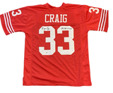 Roger Craig San Francisco 49ers Signed Jersey - Red - Beckett COA