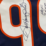 Dan Hampton Chicago Bears Autographed Jersey - Blue