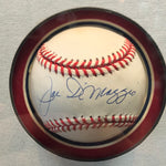 Joe DiMaggio & Mickey Mantle New York Yankees Autographed Baseballs - Shadow Box