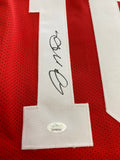 Joe Montana San Francisco 49ers Signed Jersey - Red - JSA COA