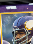 Carl Eller Minnesota Vikings Signed Framed Photo w/ career stats