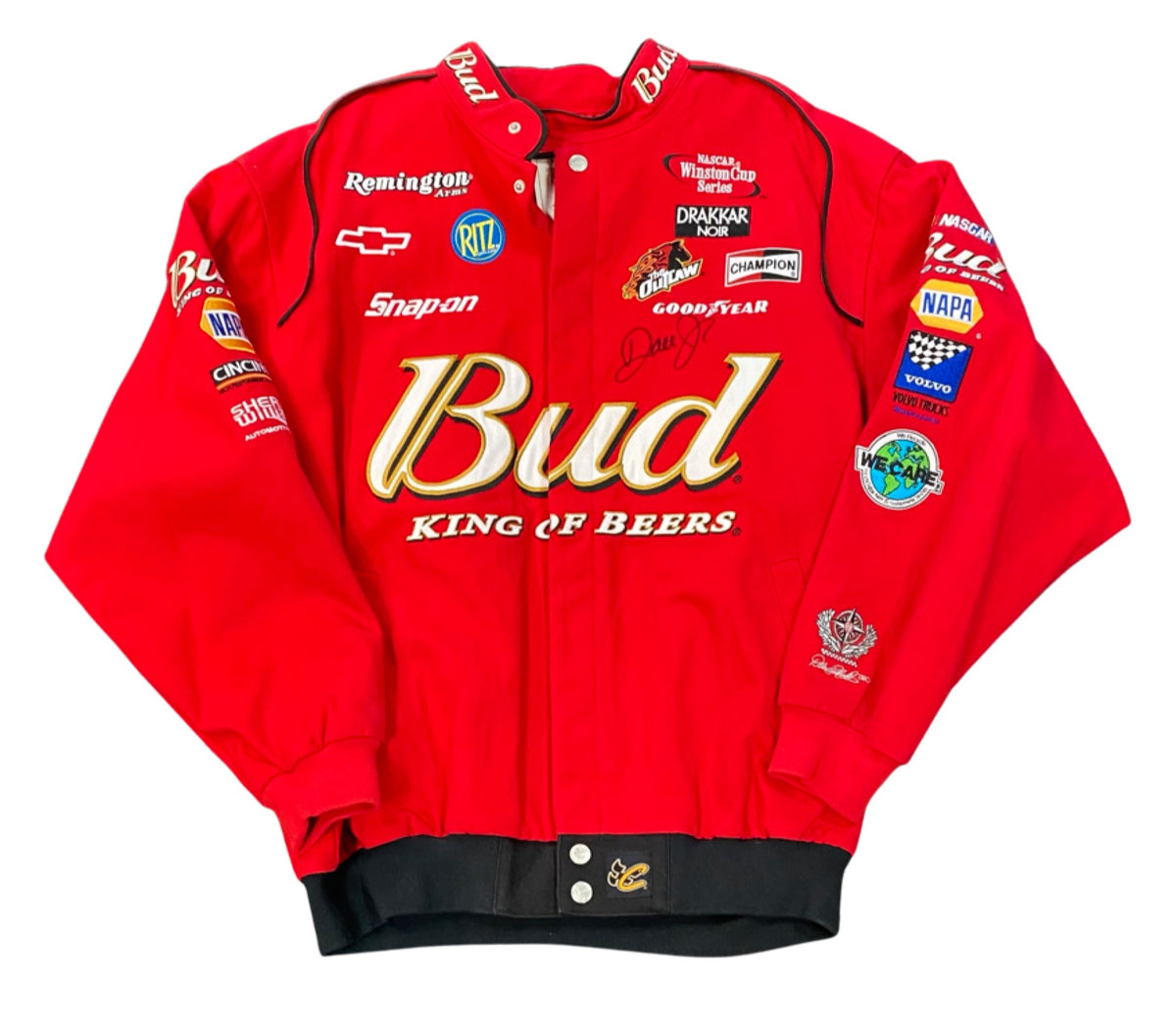 Dale Earnhardt Jr. NASCAR Signed Budweiser Chase Series Jacket - Red ...