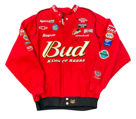 Dale Earnhardt Jr. NASCAR Signed Budweiser Chase Series Jacket - Red