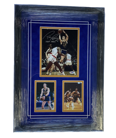 Rick Barry Golden State Warriors Signed Photo Collage