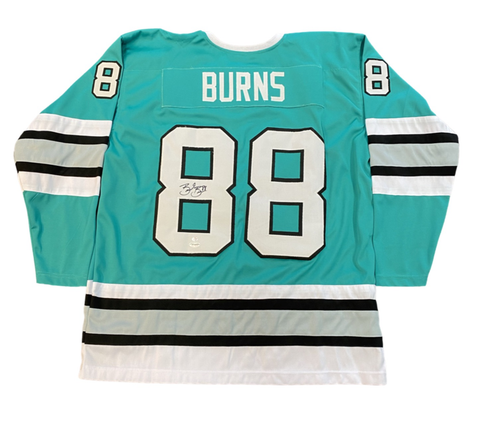 Brent Burns San Jose Sharks Autographed Jersey - Green
