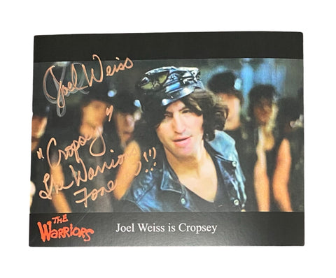 Joel Weiss - The Warriors signed 8x10