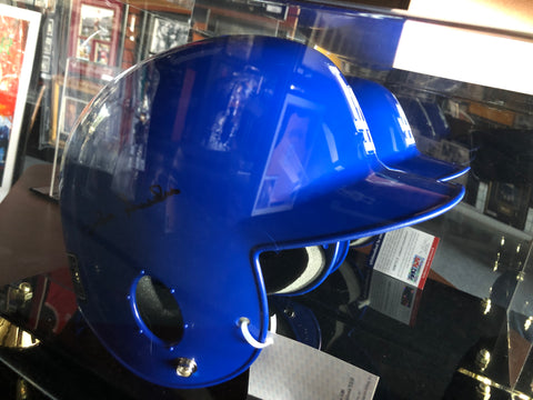 Duke Snider Los Angeles Dodgers Signed Batting Helmet - Blue