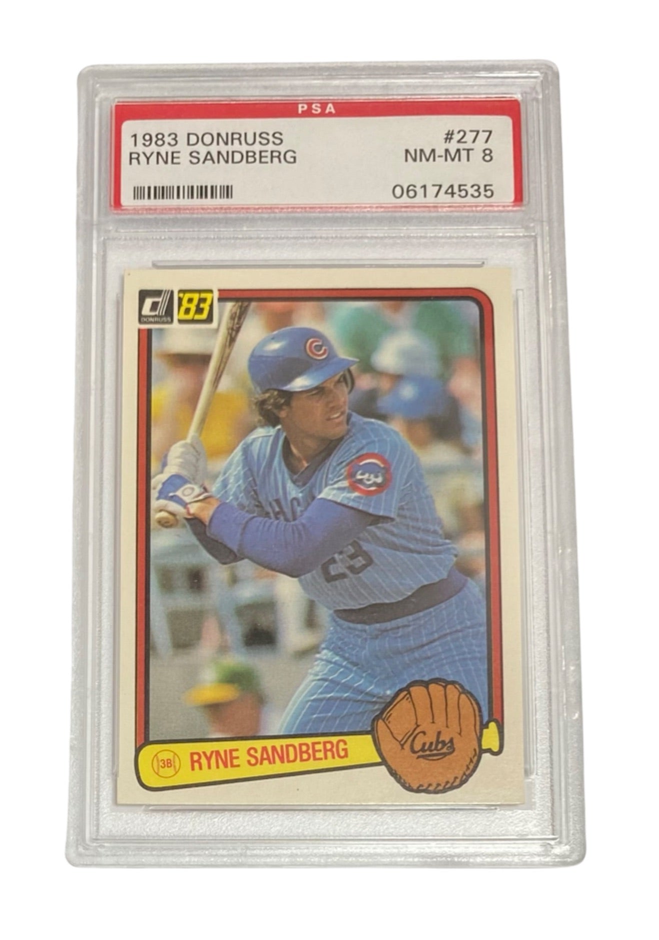 1983 Donruss #277 Ryne Sandberg PSA 8￼