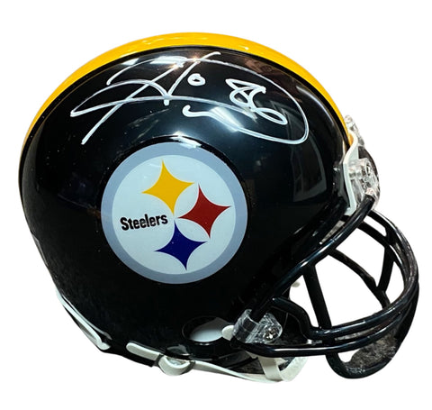 Hines Ward Signed Steelers Mini Helmet Beckett Authenticated