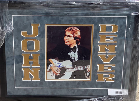 John Denver Signed Framed Photo
