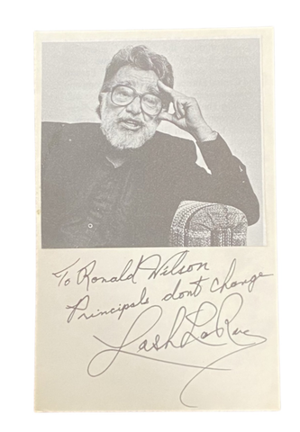 Lash LaRue Autographed Photo