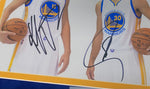 Steph Curry and Klay Thompson Signed Framed Photo