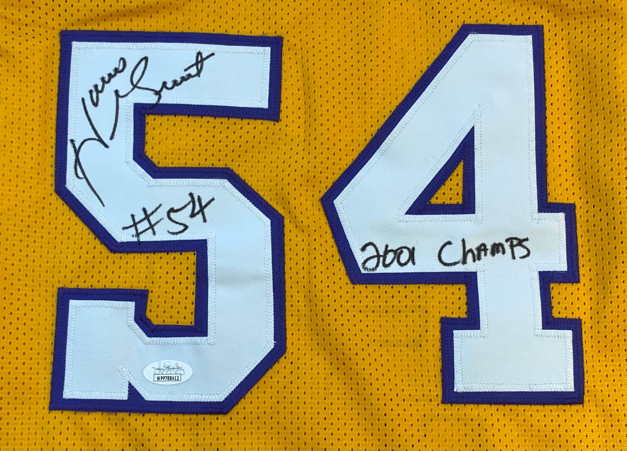 Horace Grant Signed Los Angeles Lakers (2001 Champs) Jersey JSA