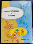 San Francisco 49ers vs. Detroit Lions Nov. 1, 1959 Game Program