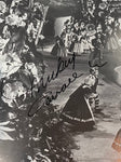 Wizard of Oz 11x14.5 Photo Cast signed by Mickey Carroll Jerry Maren Donna Stewart-Hardaway and Karl Stover