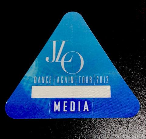 Jennifer Lopez - Dance Again Tour 2012 Unused Media Pass