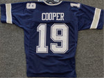 Amari Cooper Dallas Cowboys Signed Jersey - Navy Blue - JSA COA